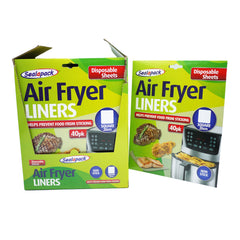 SEALAPACK DISPOSABLE AIR FRYER LINER SQUARE 320CM