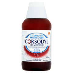 CORSODYL MOUTHWASH MINT ALCOHOL FREE 300ML