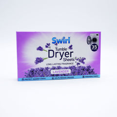 SWIRL TUMBLE DYER SHEETS LAVENDER