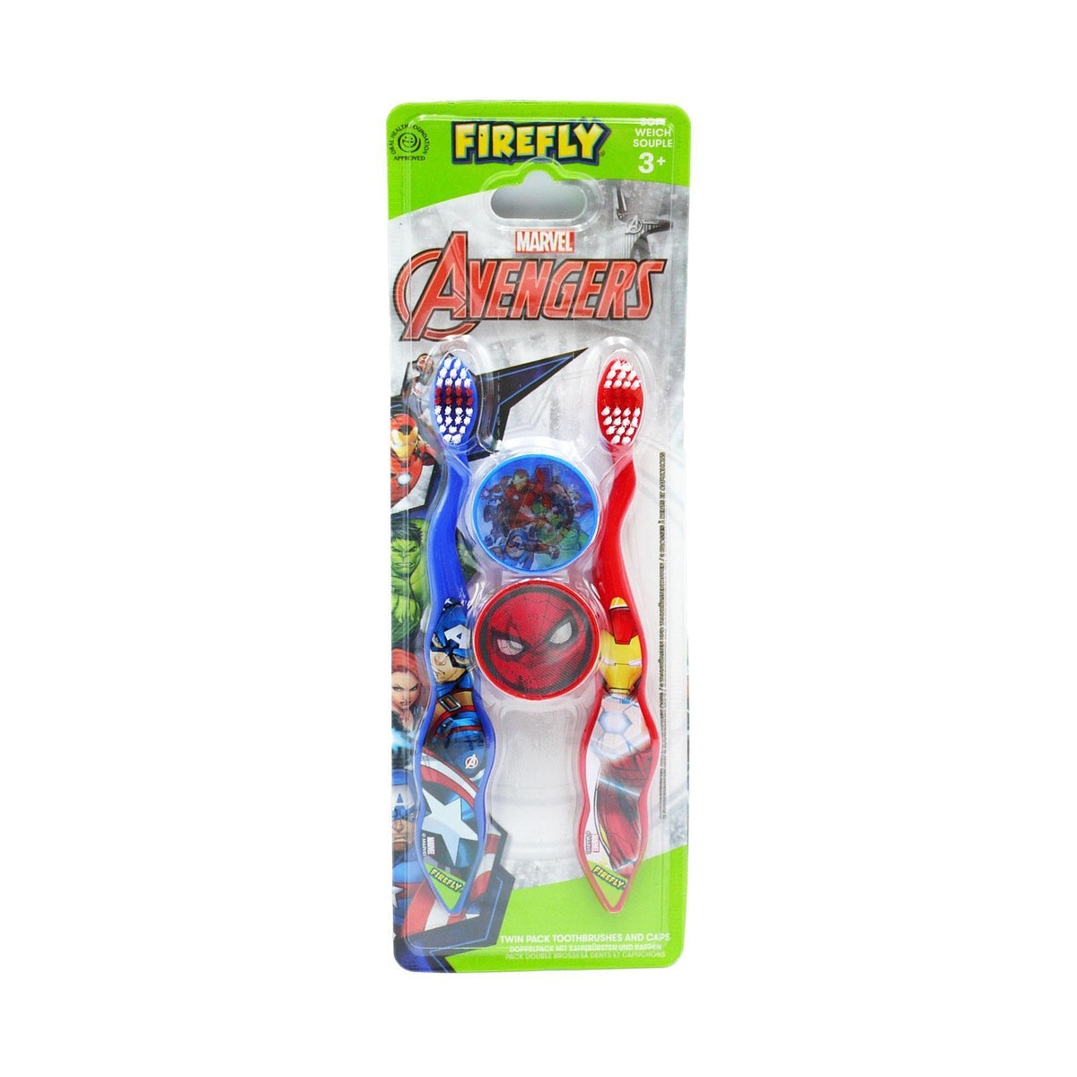 FIREFLY AVENGERS TOOTHBRUSH & CAPS